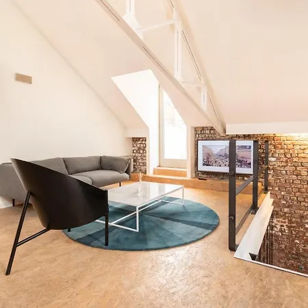 Mouvaux - Beautiful And Unique Loft For 4pers 2bdr Διαμέρισμα Τουρκουάν